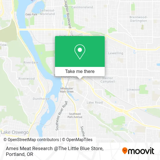Ames Meat Research @The Little Blue Store map