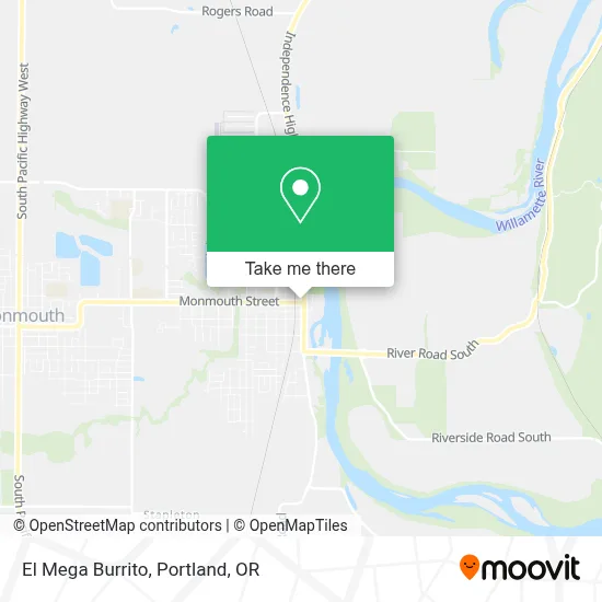 El Mega Burrito map