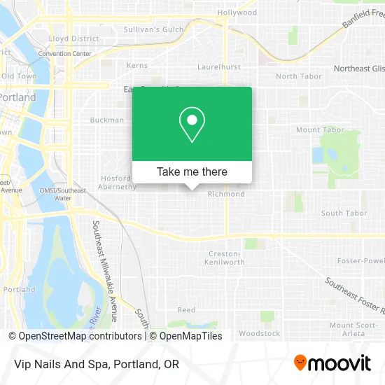 Vip Nails And Spa map