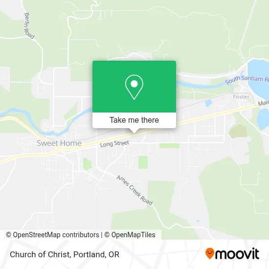 Church of Christ map