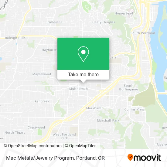 Mac Metals/Jewelry Program map