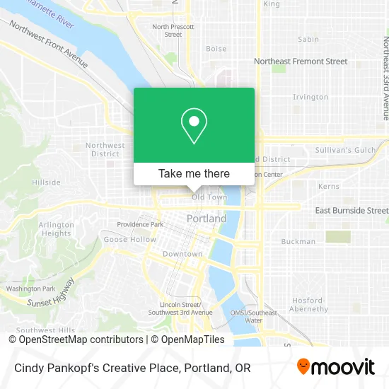 Cindy Pankopf's Creative Place map