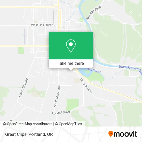 Great Clips map