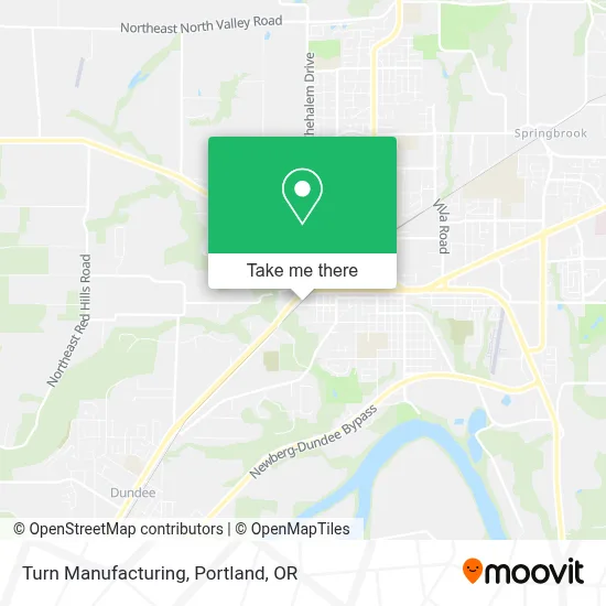 Turn Manufacturing map