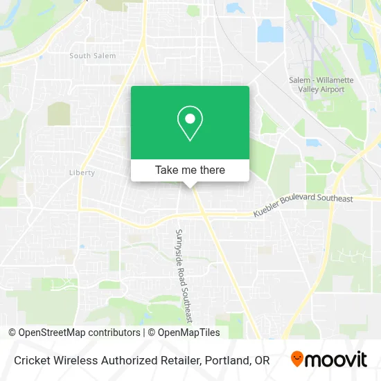Cricket Wireless Authorized Retailer map