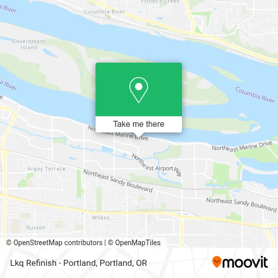 Lkq Refinish - Portland map