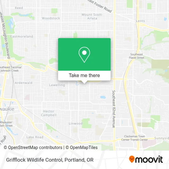 Grifflock Wildlife Control map