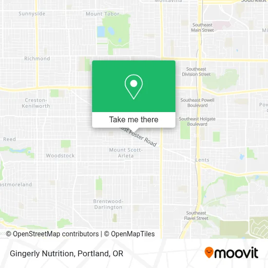 Gingerly Nutrition map