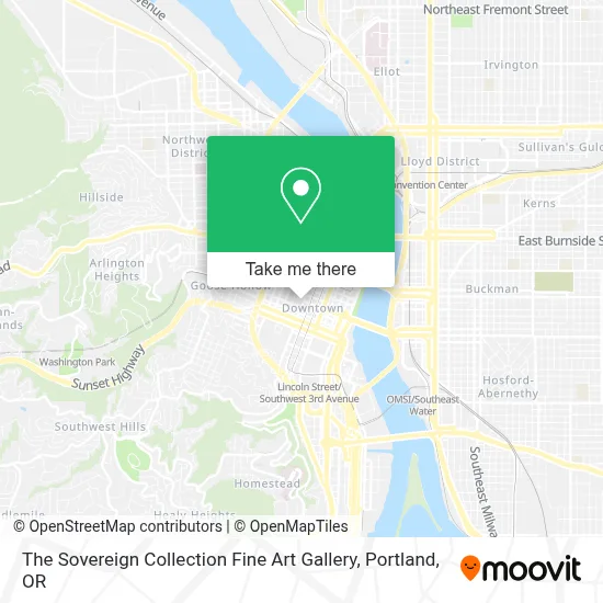 The Sovereign Collection Fine Art Gallery map