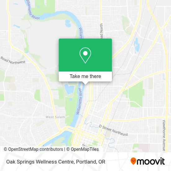 Oak Springs Wellness Centre map
