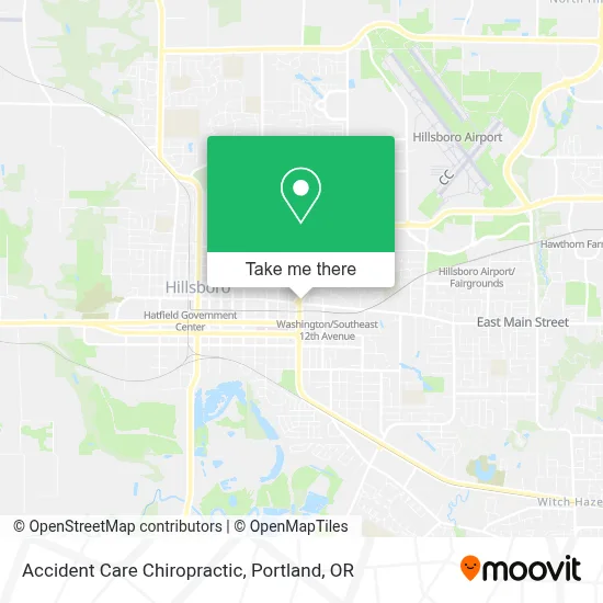 Accident Care Chiropractic map