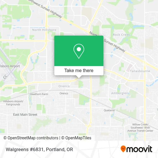 Walgreens #6831 map