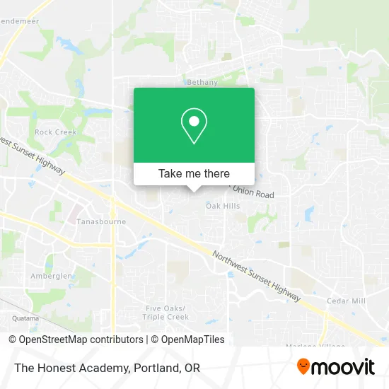 The Honest Academy map