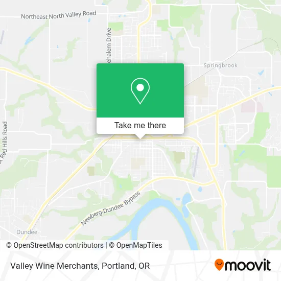 Valley Wine Merchants map