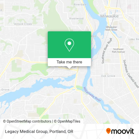 Legacy Medical Group map