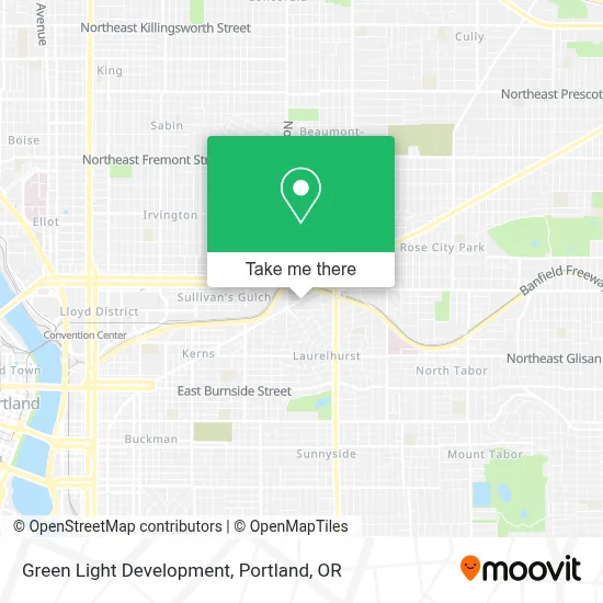 Green Light Development map