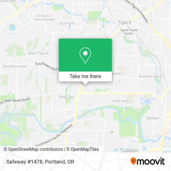 Safeway #1478 map