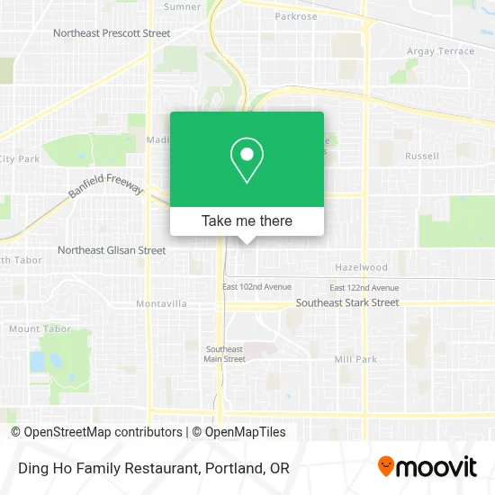 Ding Ho Family Restaurant map