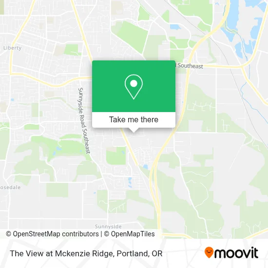 The View at Mckenzie Ridge map