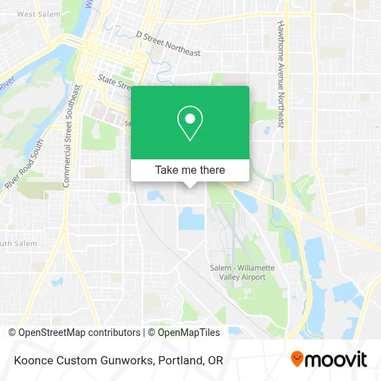 Koonce Custom Gunworks map