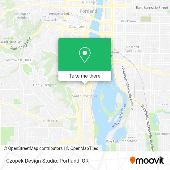 Czopek Design Studio map