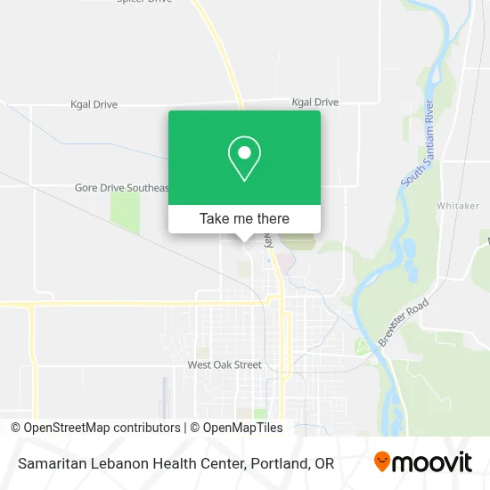 Samaritan Lebanon Health Center map