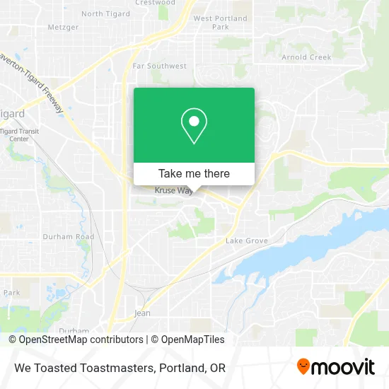 We Toasted Toastmasters map