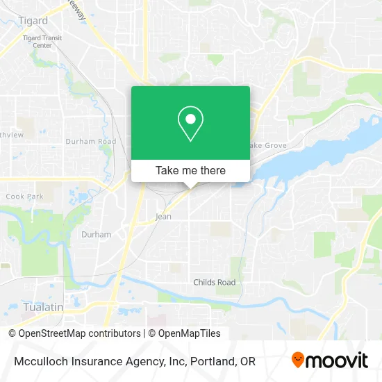 Mcculloch Insurance Agency, Inc map