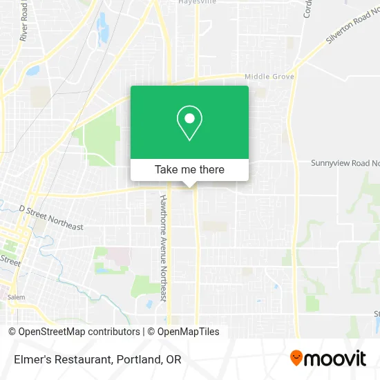 Elmer's Restaurant map