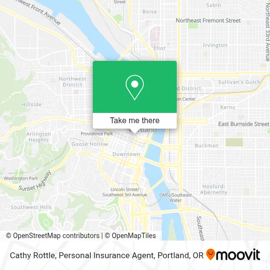 Cathy Rottle, Personal Insurance Agent map