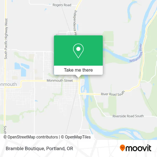 Bramble Boutique map