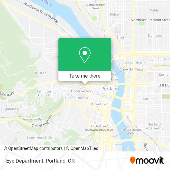Eye Department map