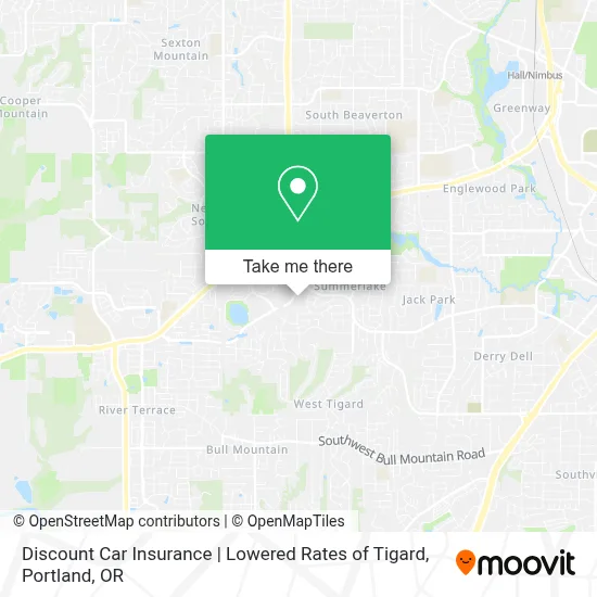 Discount Car Insurance | Lowered Rates of Tigard map