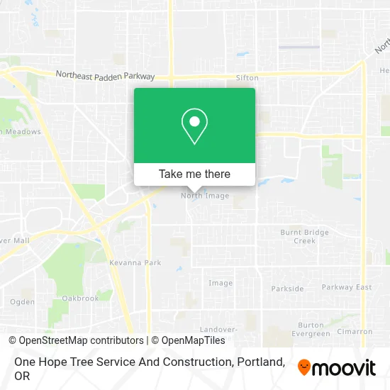 One Hope Tree Service And Construction map