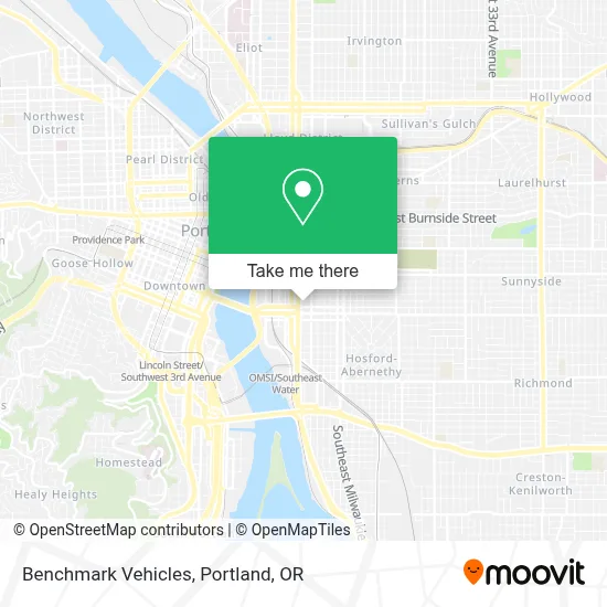 Benchmark Vehicles map