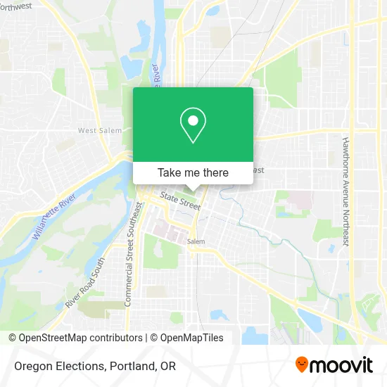 Oregon Elections map