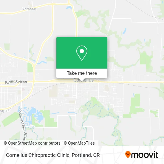 Cornelius Chiropractic Clinic map