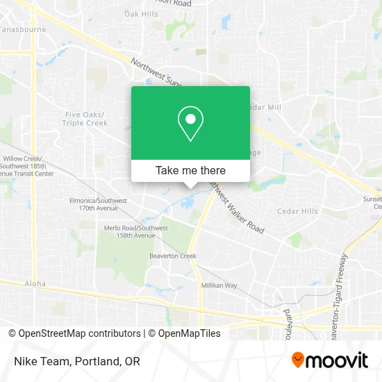 Nike Team map