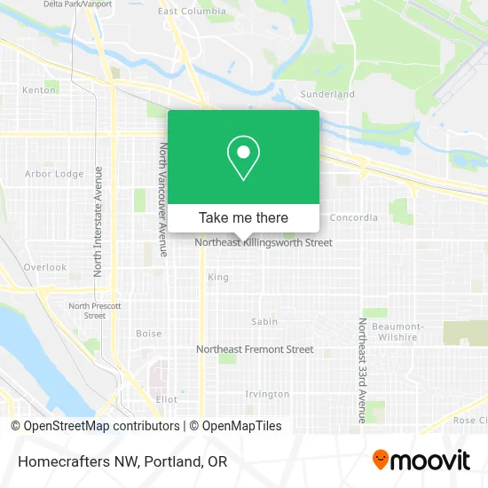 Homecrafters NW map