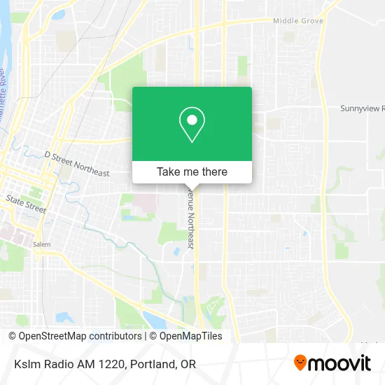 Kslm Radio AM 1220 map