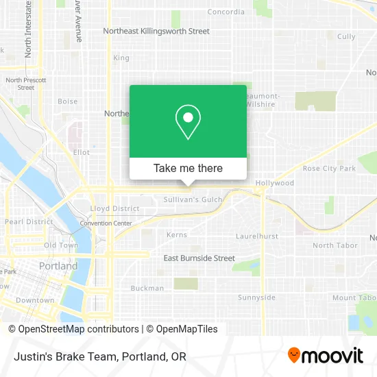 Justin's Brake Team map