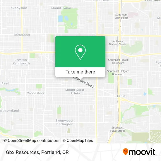 Gbx Resources map