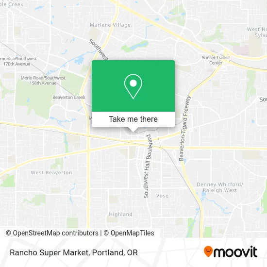 Rancho Super Market map