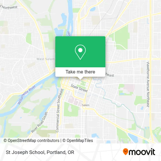 St Joseph School map