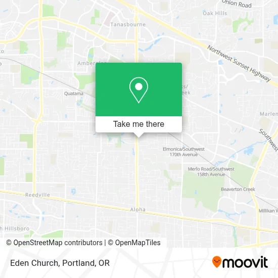 Eden Church map