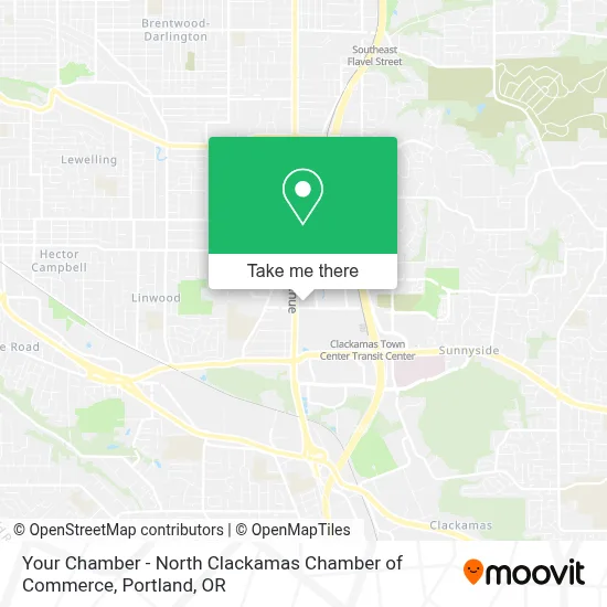 Your Chamber - North Clackamas Chamber of Commerce map