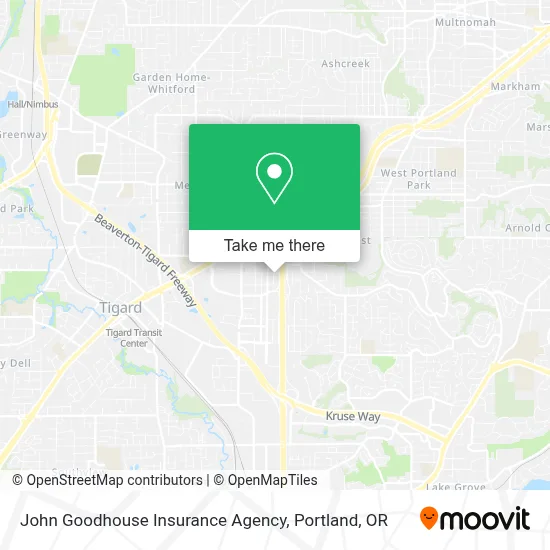 John Goodhouse Insurance Agency map