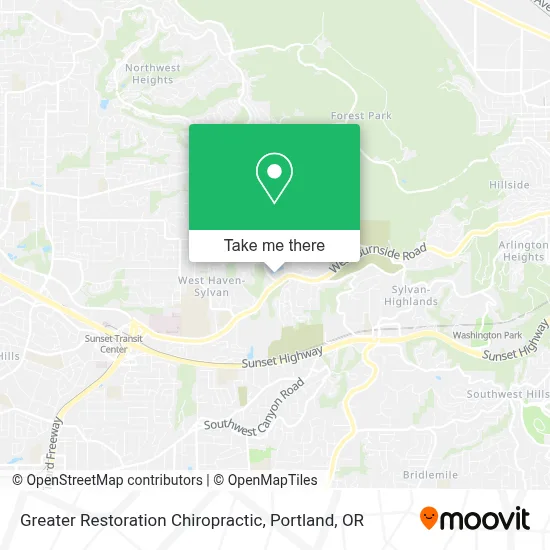 Greater Restoration Chiropractic map