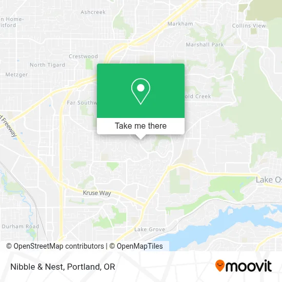 Nibble & Nest map