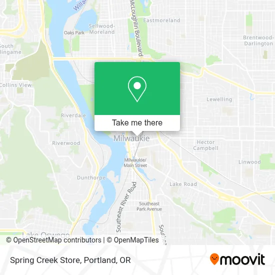Spring Creek Store map